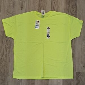 Fruit of the Loom Bright Yellow Men's Short Sleeve Tee